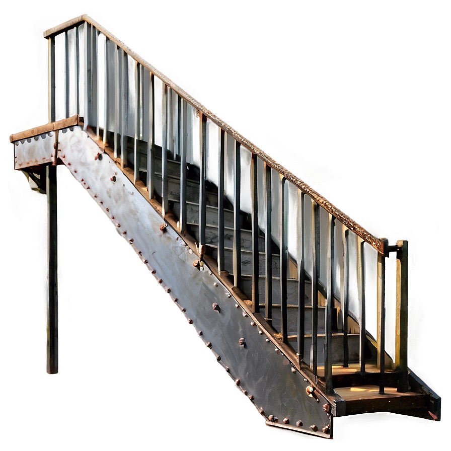 Industrial Staircase Png 06122024 PNG image