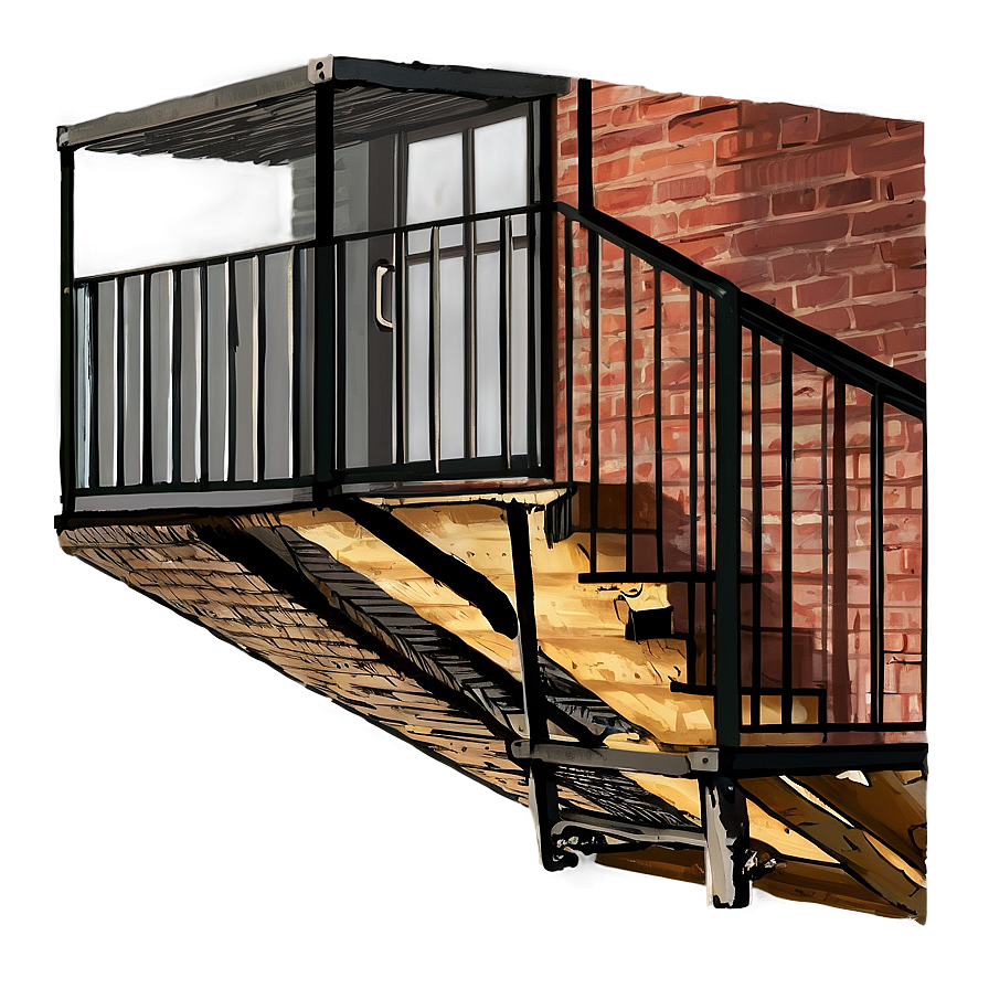 Industrial Style Balcony Png 97 PNG image