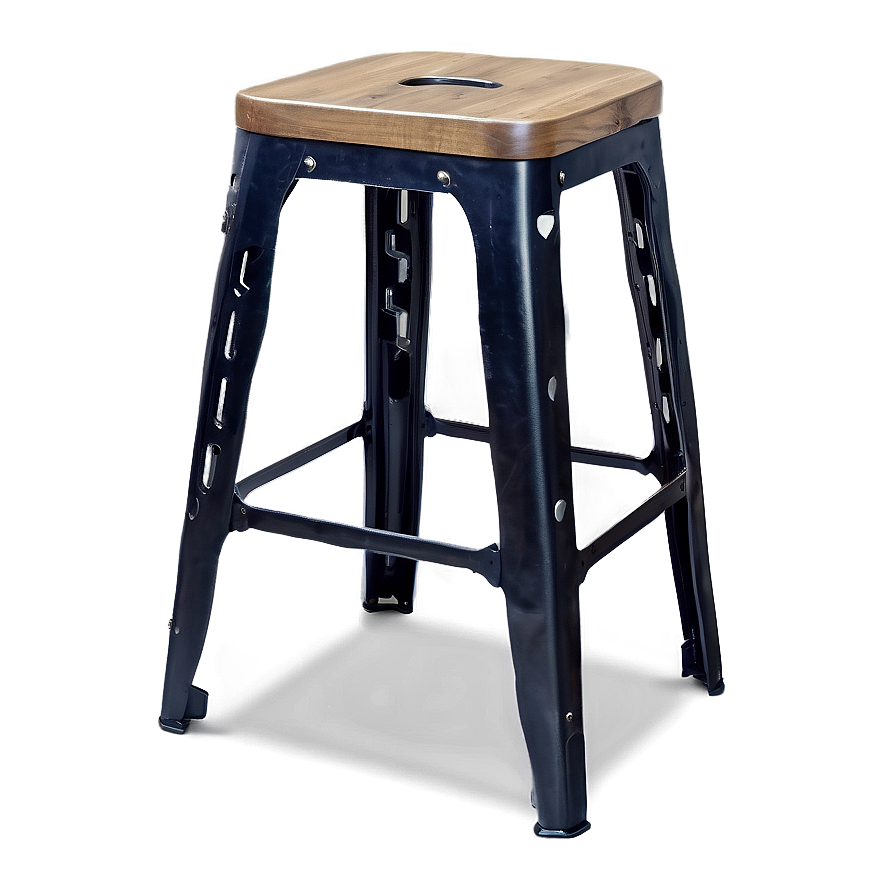 Industrial Style Barstool Png 06282024 PNG image