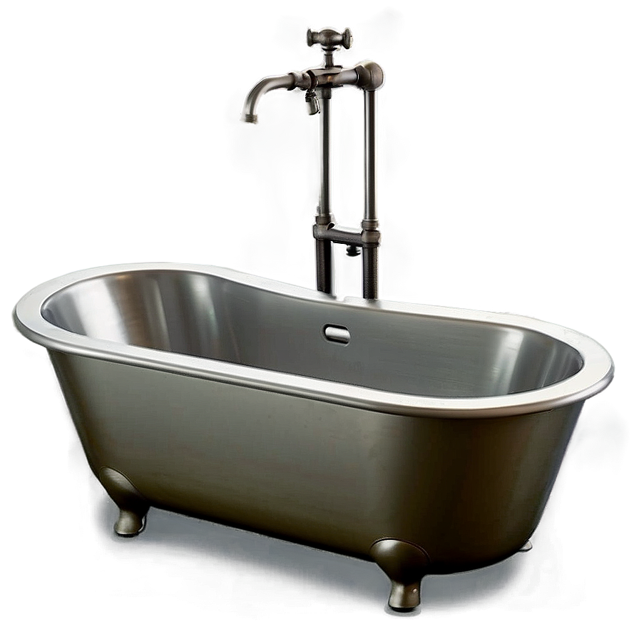 Industrial Style Freestanding Tub Png 06282024 PNG image