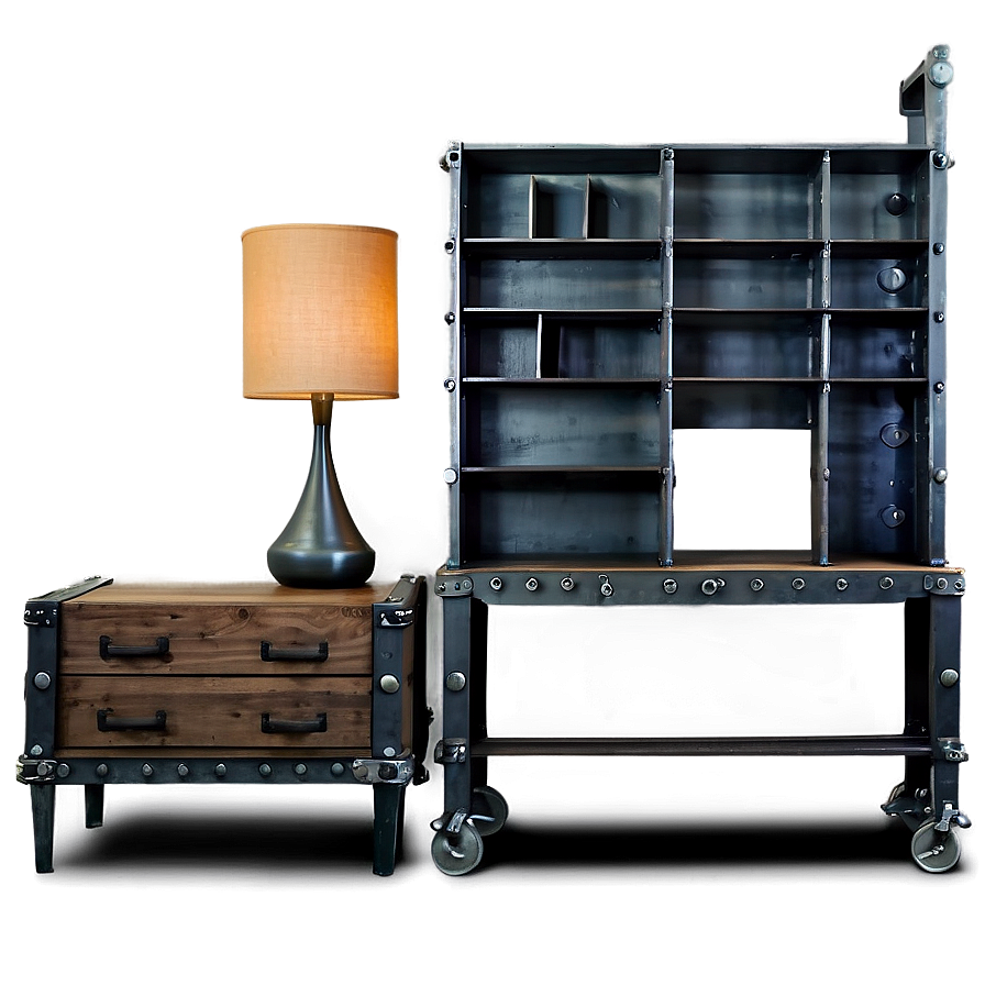 Industrial Style Furniture Png 05242024 PNG image