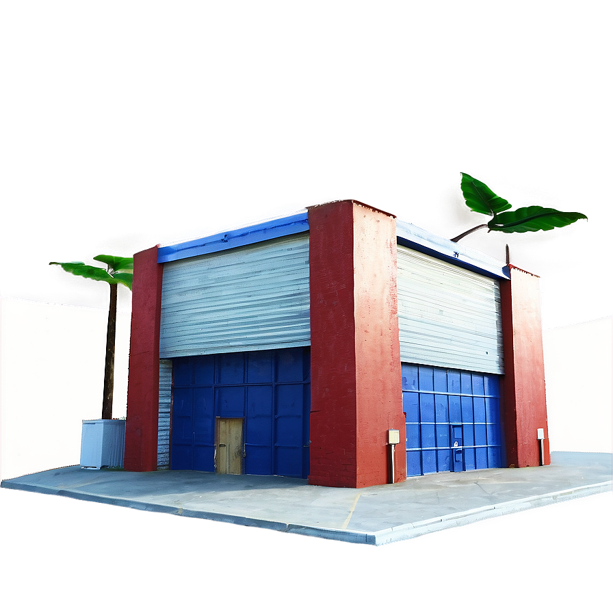 Industrial Warehouse Png 06252024 PNG image