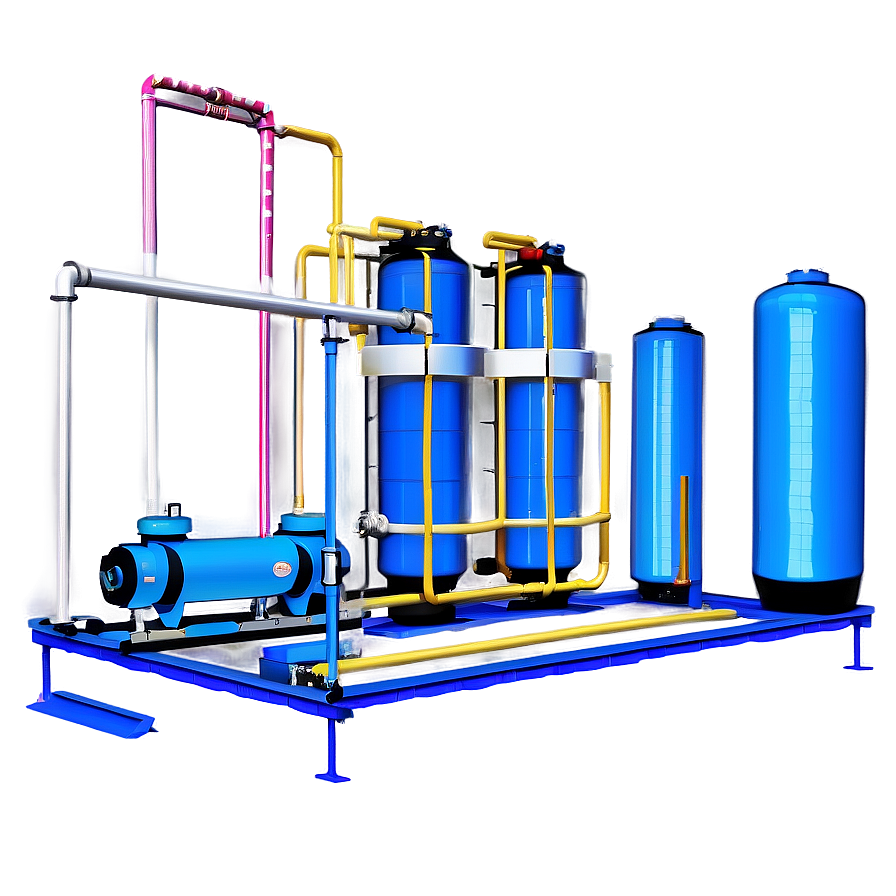 Industrial Water Filtration System Png Hwn3 PNG image