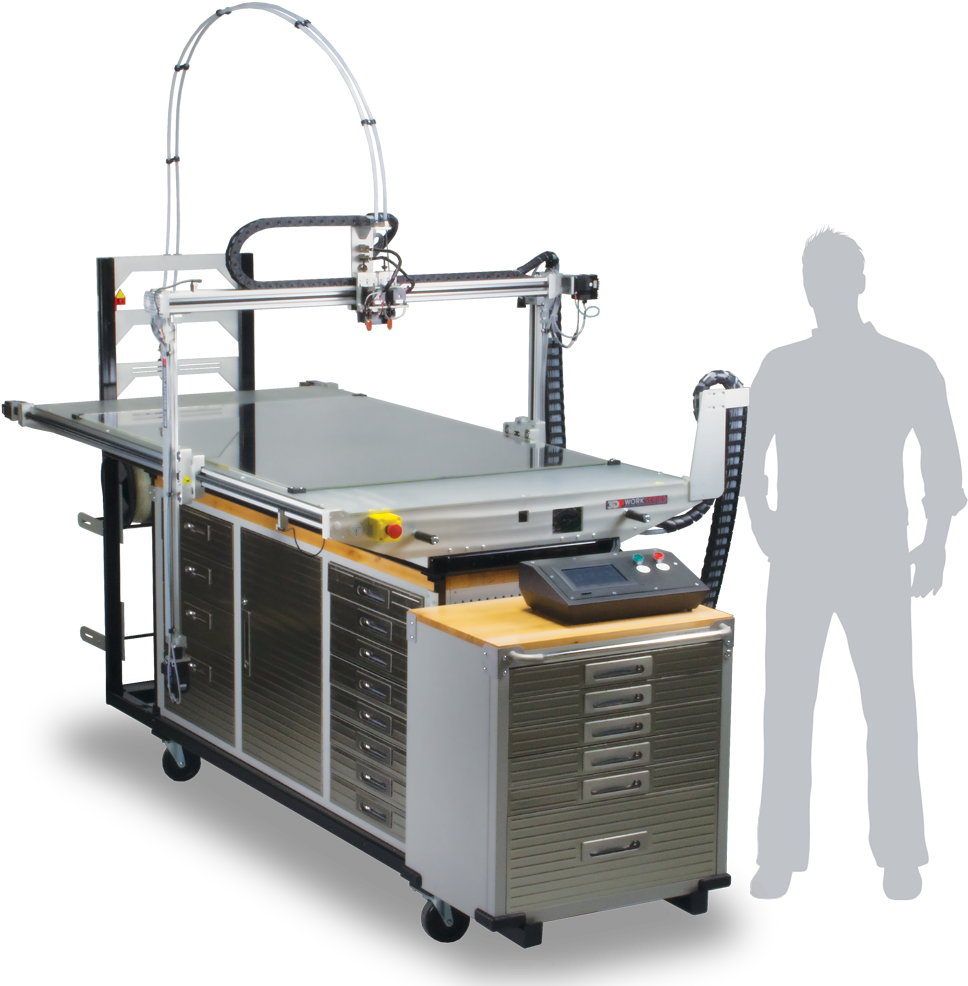 Industrial3 D Printer Setup PNG image