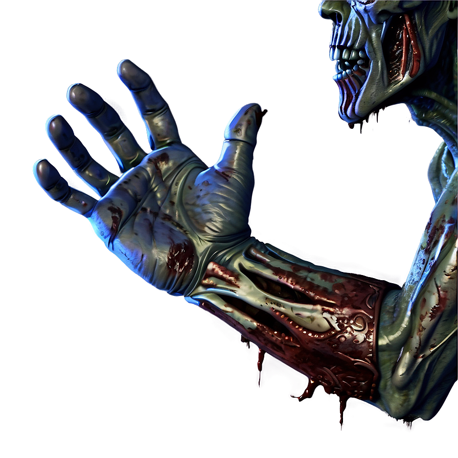 Infected Zombie Hand Png 06122024 PNG image