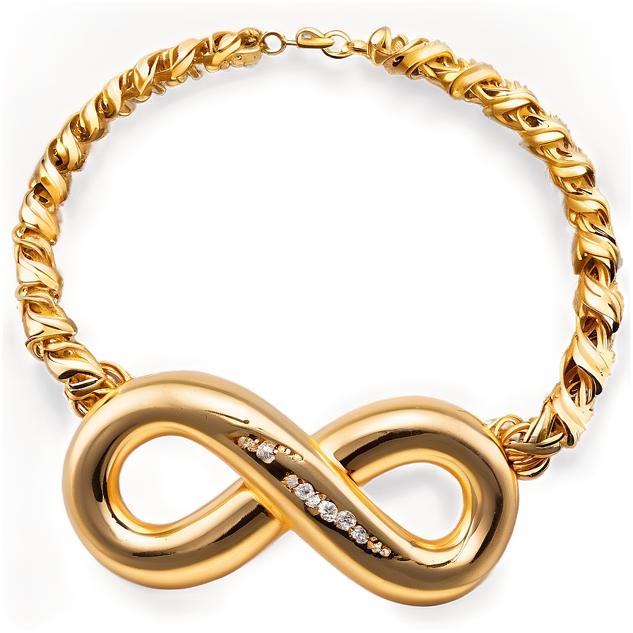 Infinity Gold Necklace Png Orw PNG image