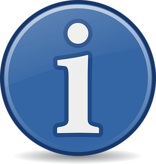 Information Icon Blue Circle PNG image