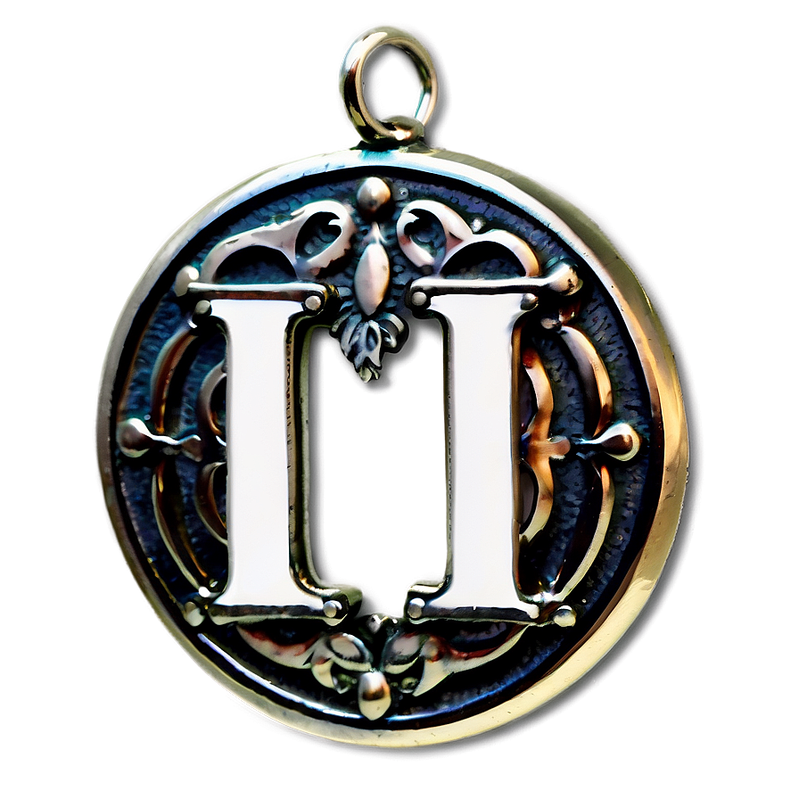 Initial Letter Pendant Png Tda PNG image