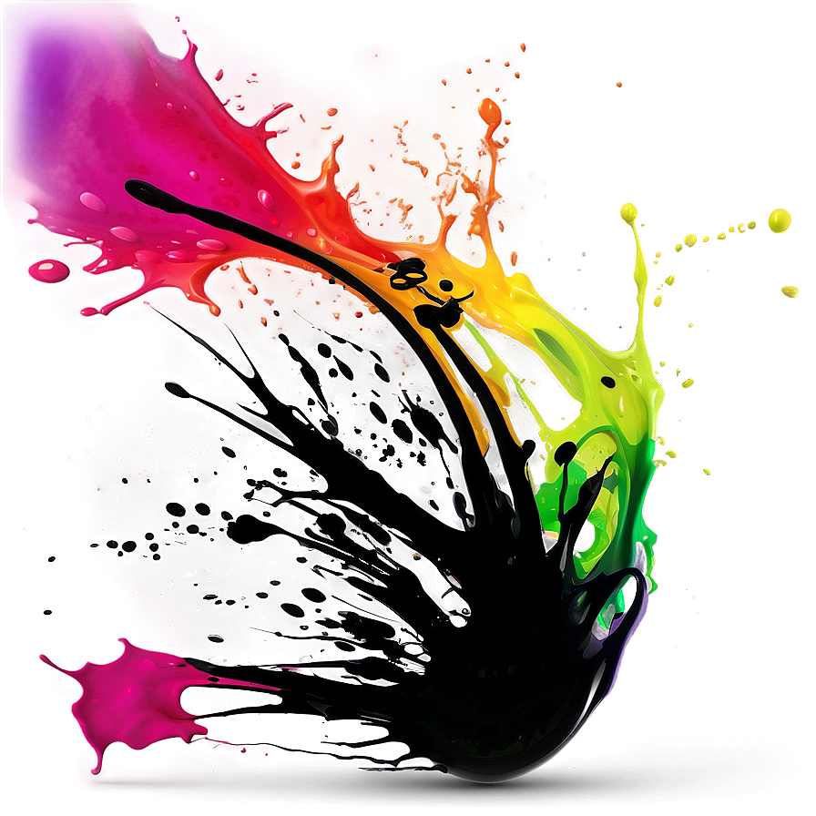 Ink Paint Splash Png 55 PNG image