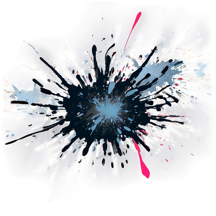 Ink Splatter Distress Png 37 PNG image