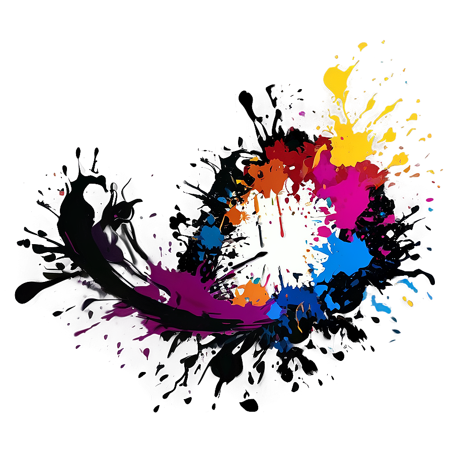 Ink Splatter Print Png 81 PNG image