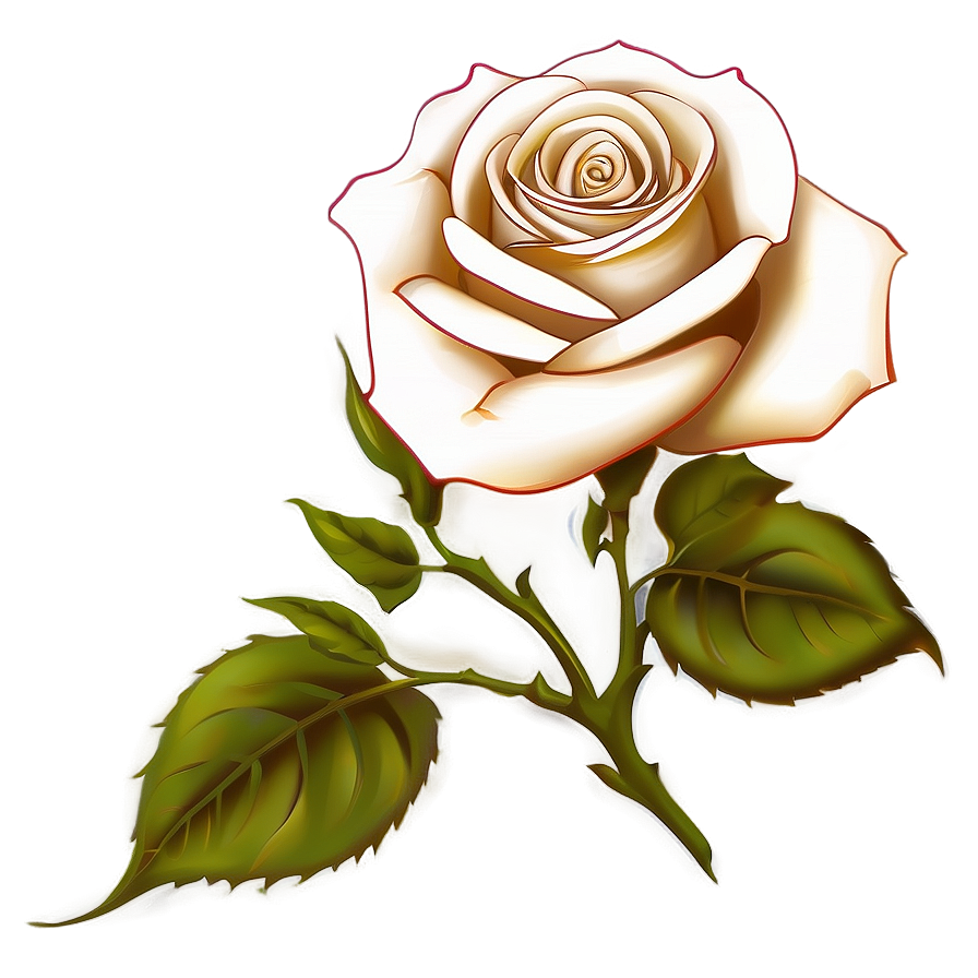 Inked Rose Tattoo Drawing Png Unp58 PNG image