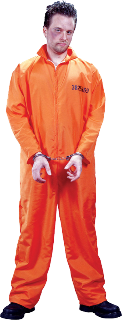 Inmatein Orange Jumpsuit PNG image