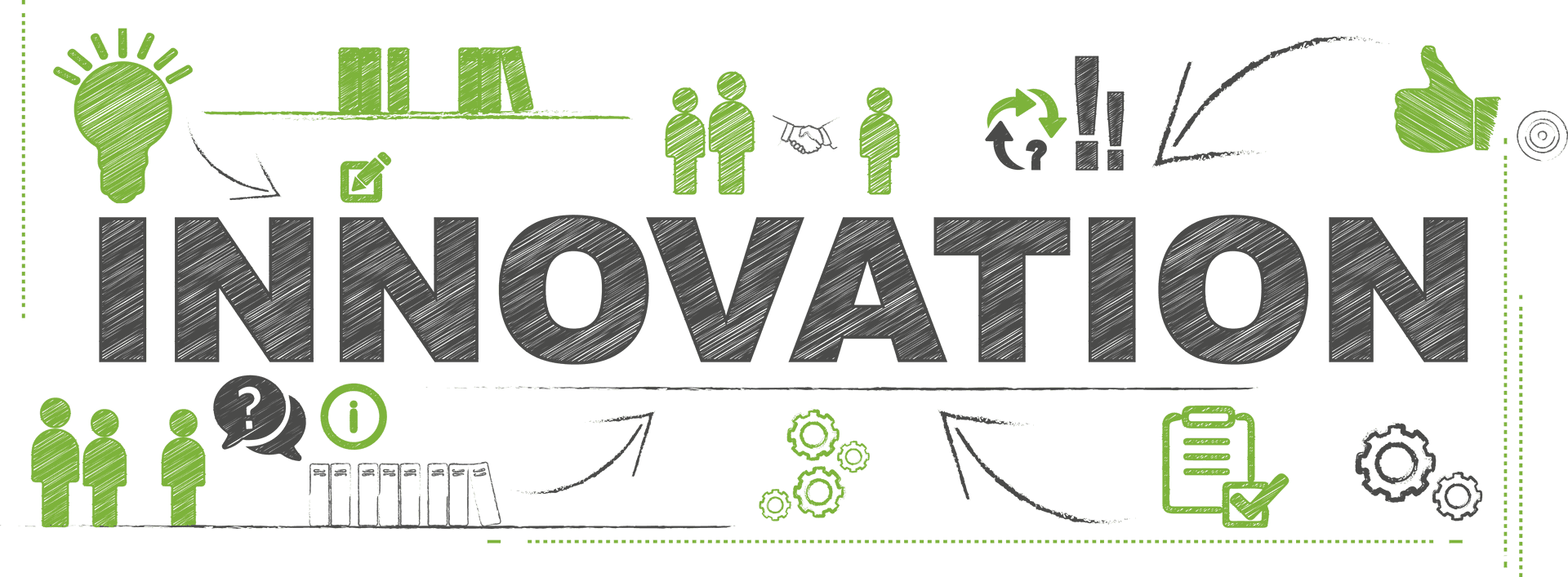Innovation Conceptual Banner PNG image