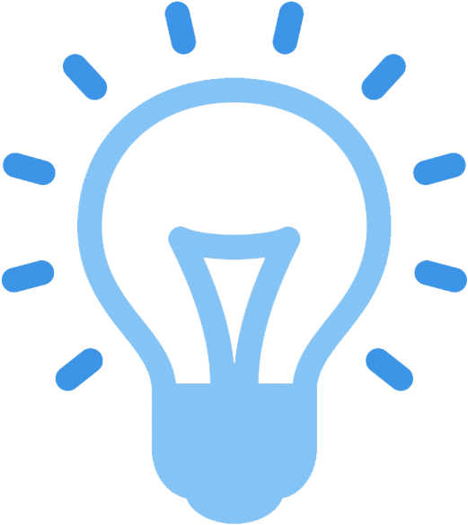 Innovation Lightbulb Graphic PNG image