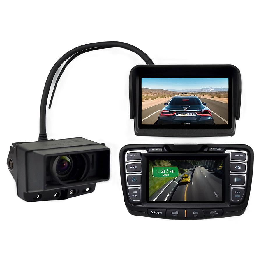 Inside Car Backup Camera Display Png 06252024 PNG image