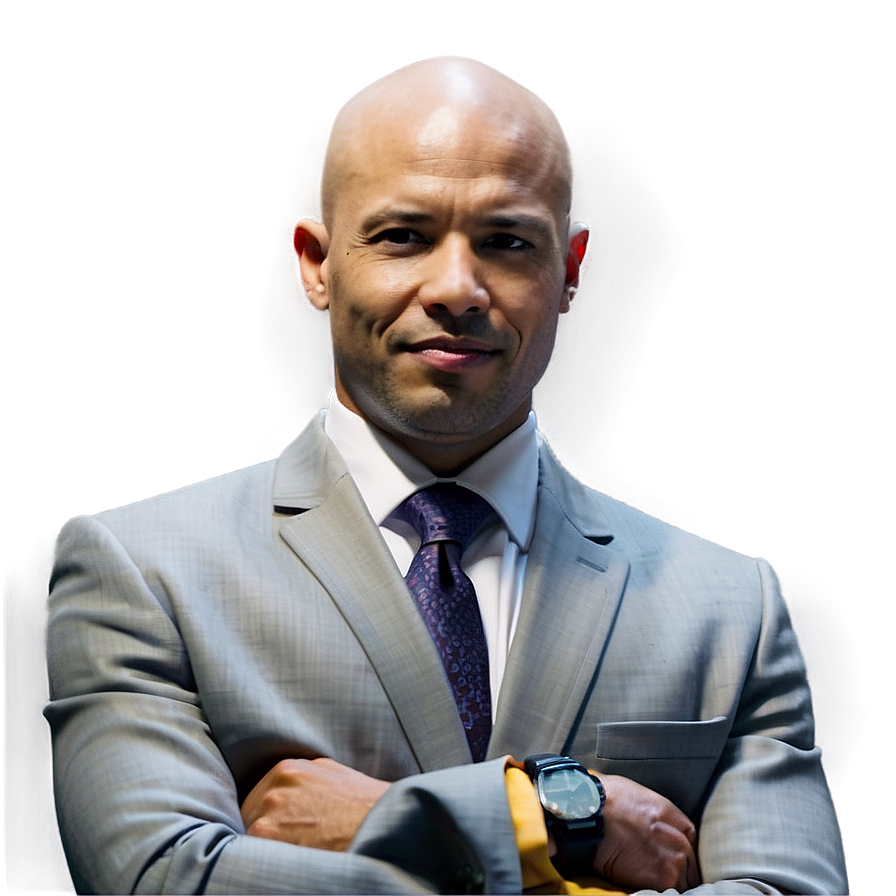 Inspirational Bald Leader Png Ndt PNG image