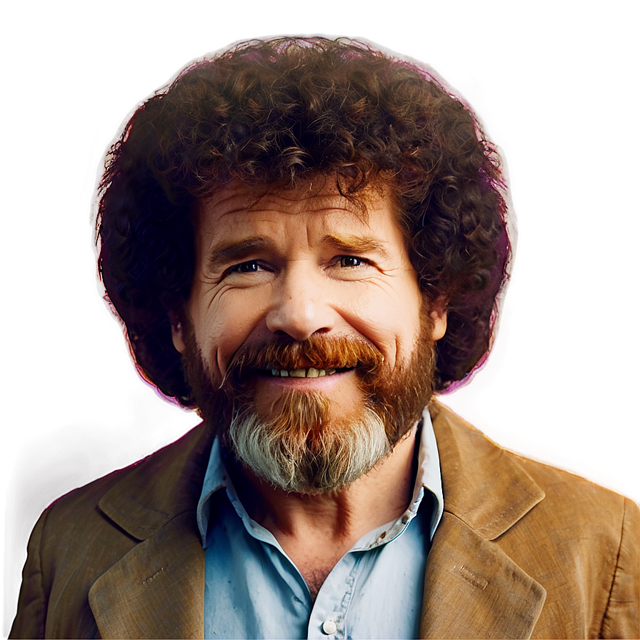 Inspirational Bob Ross Hair Png 06282024 PNG image