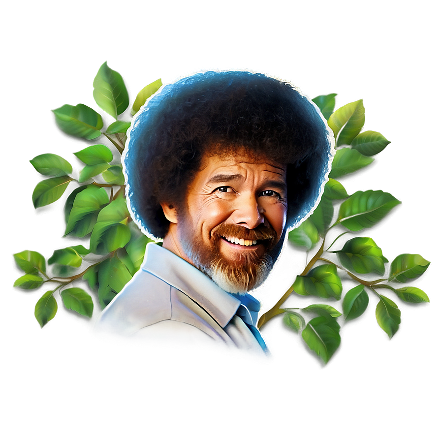 Inspirational Bob Ross Hair Png 59 PNG image
