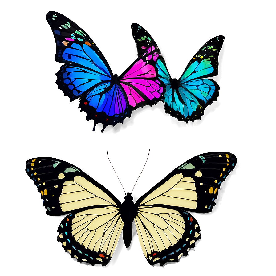 Inspirational Butterfly Outline Png Cin10 PNG image
