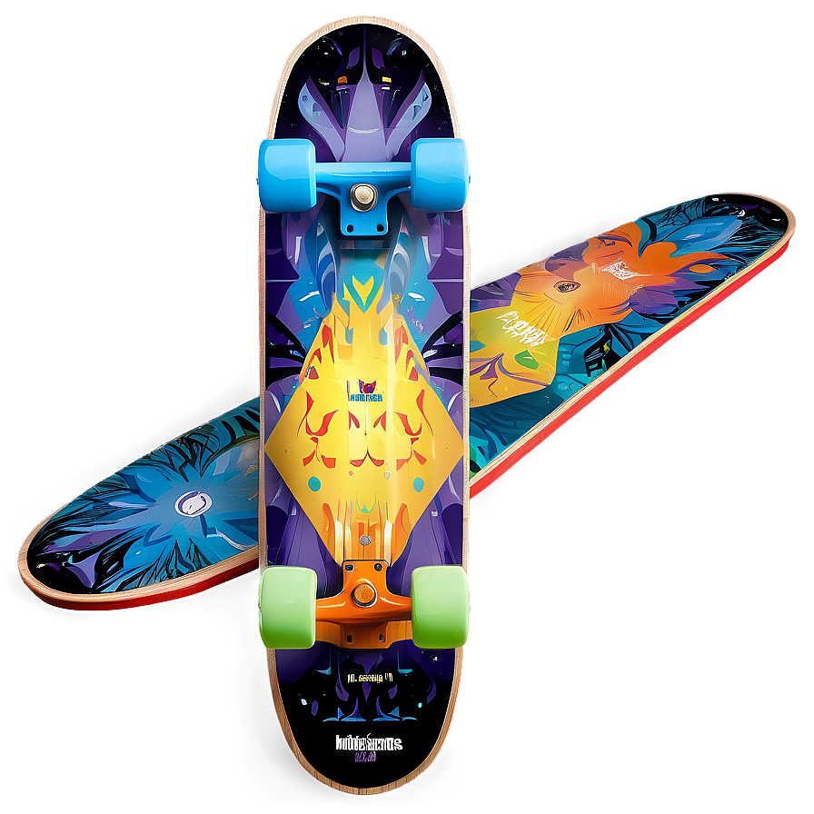 Inspirational Skateboard Deck Design Png 06282024 PNG image