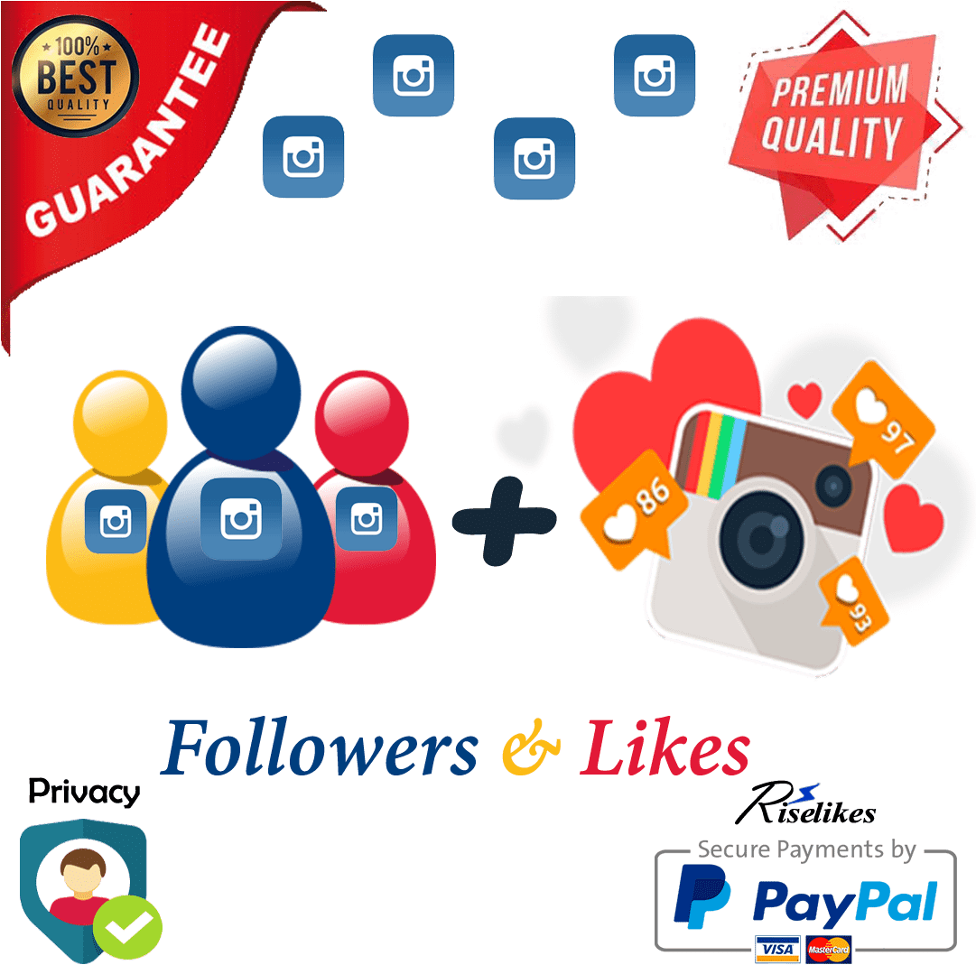 Instagram Followersand Likes Promotion PNG image