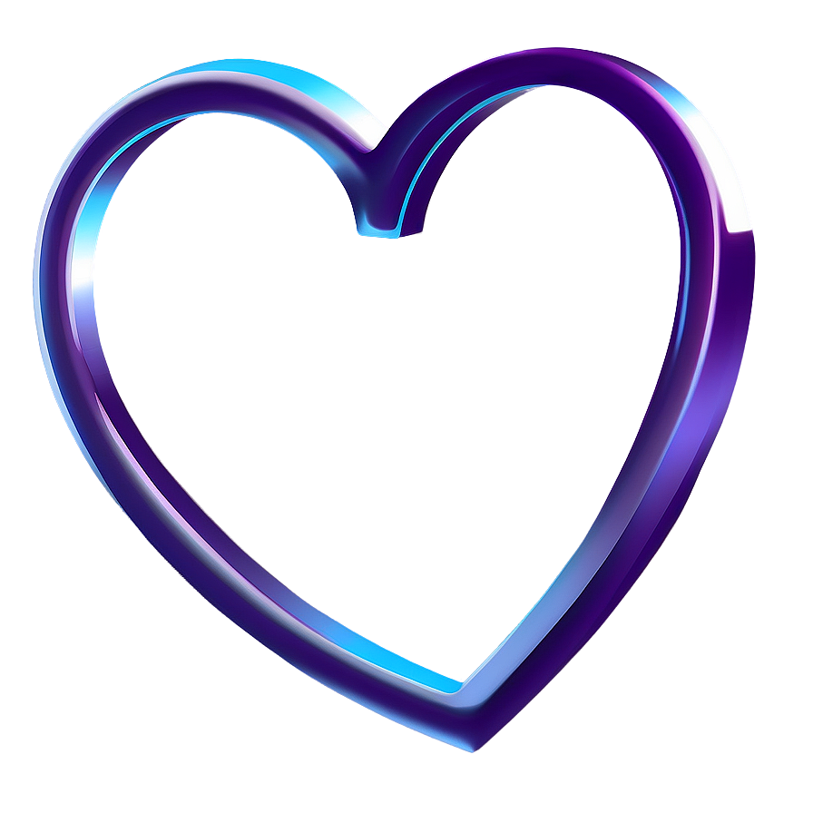 Instagram Heart Outline Png 06212024 PNG image