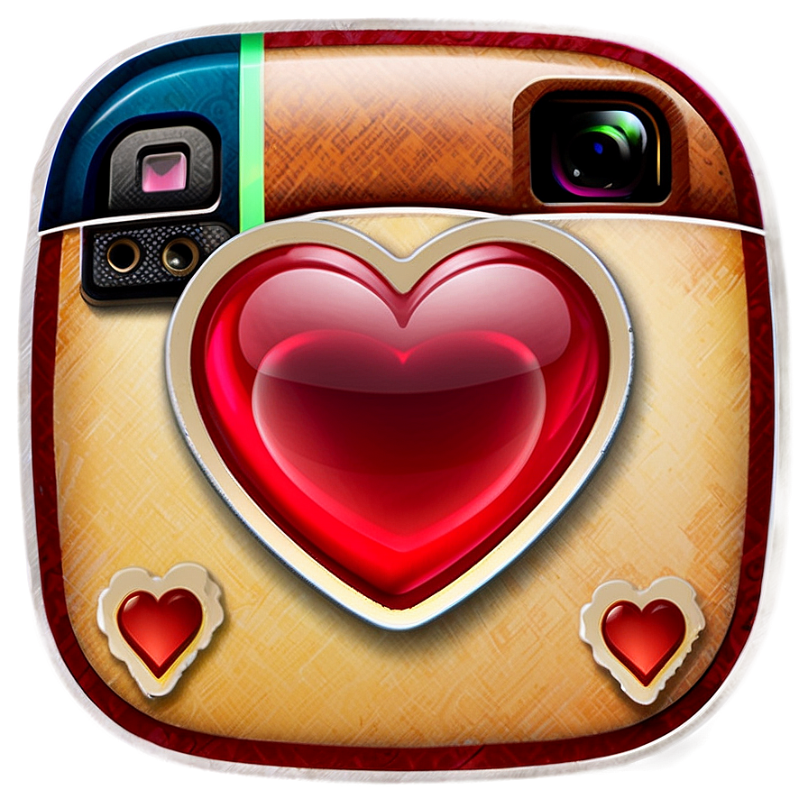 Instagram Heart Sticker Png Nww89 PNG image