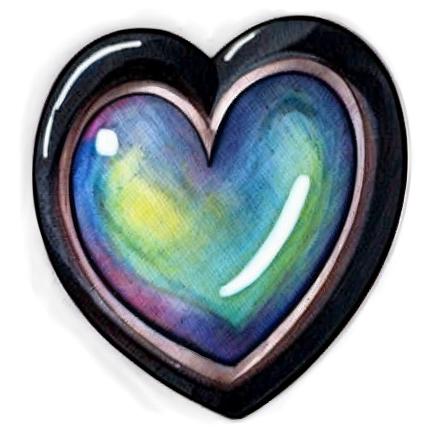 Instagram Heart Watercolor Png 43 PNG image