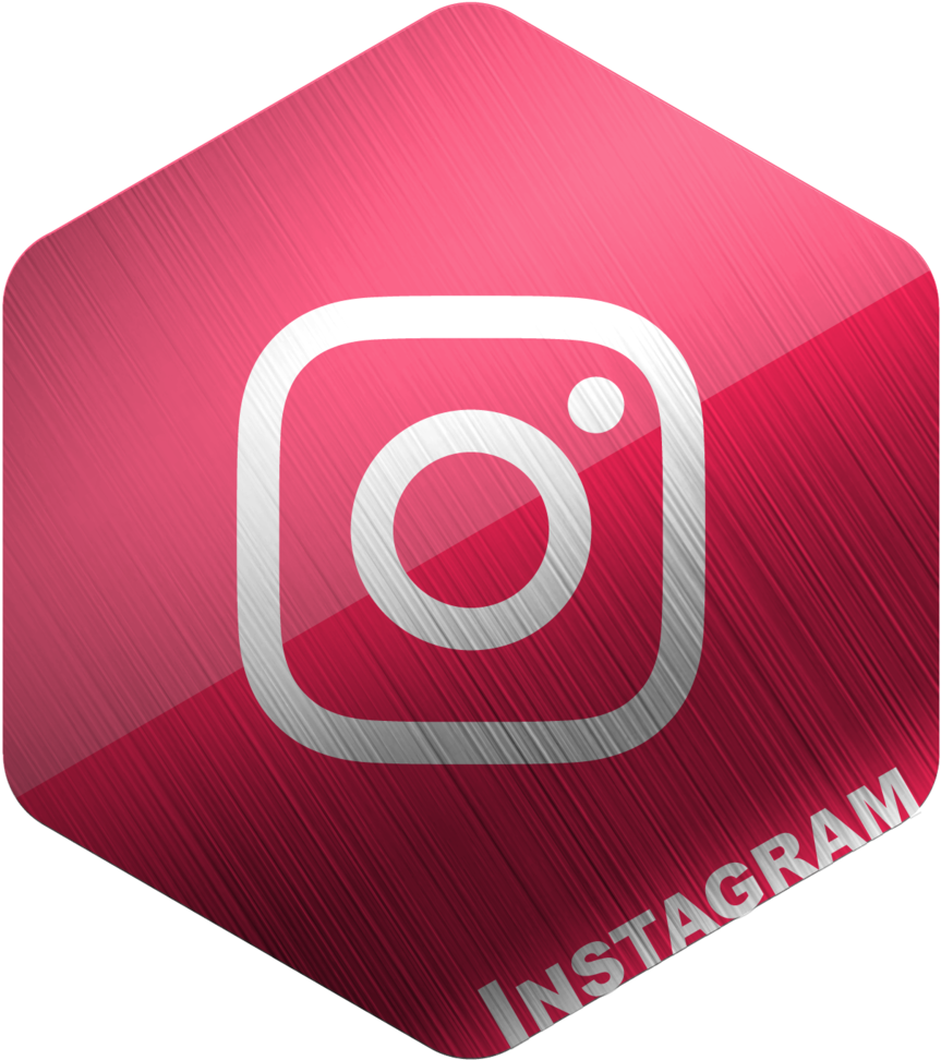 Instagram Logo Hexagon PNG image