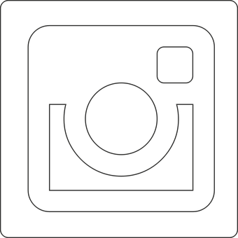 Instagram Logo Outline PNG image