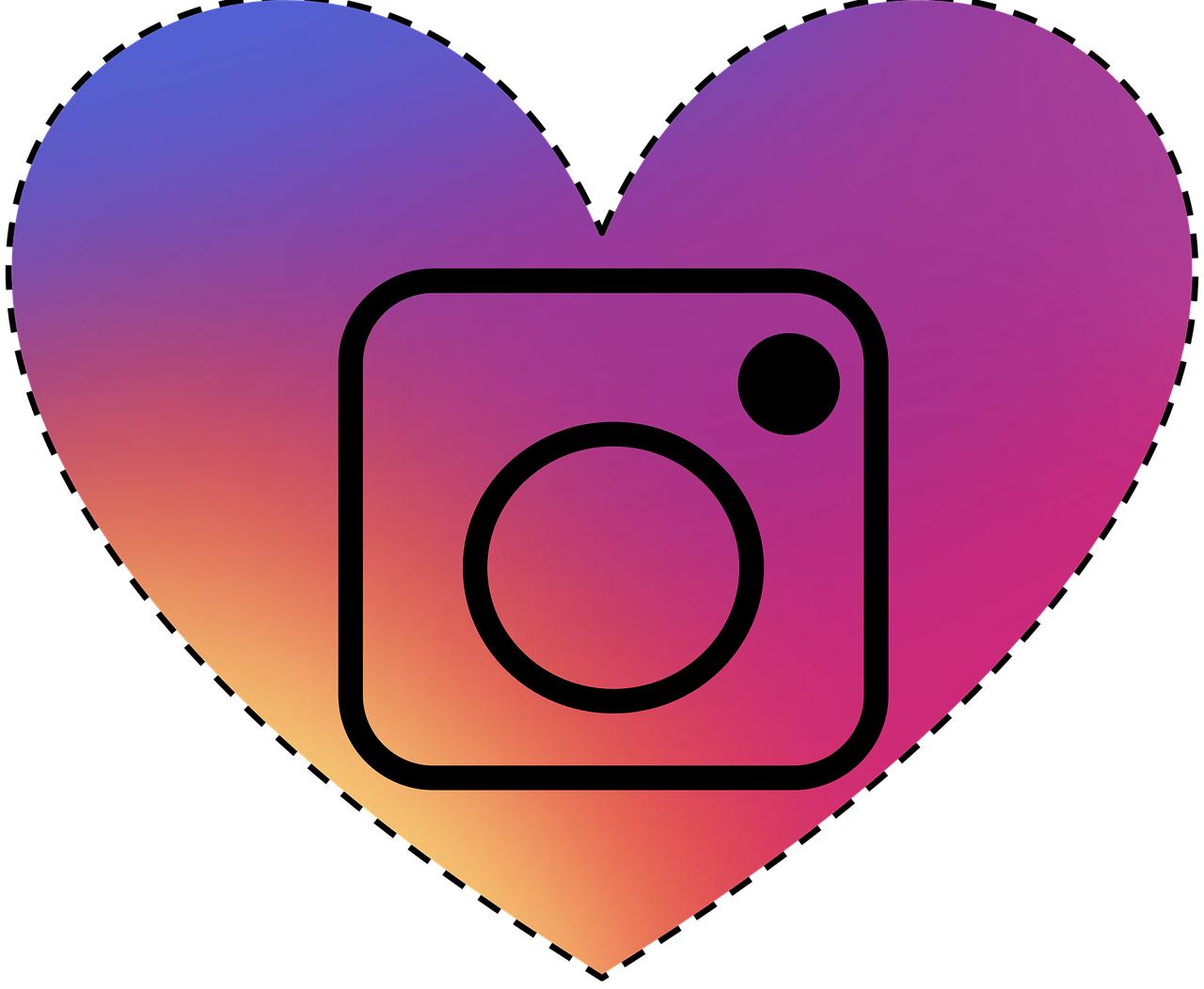 Instagram Love Icon PNG image