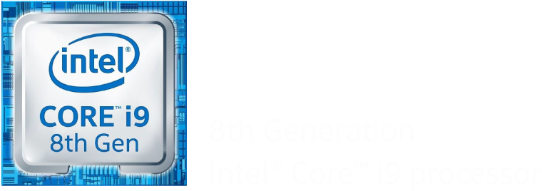 Intel Corei98th Gen Processor Graphic PNG image