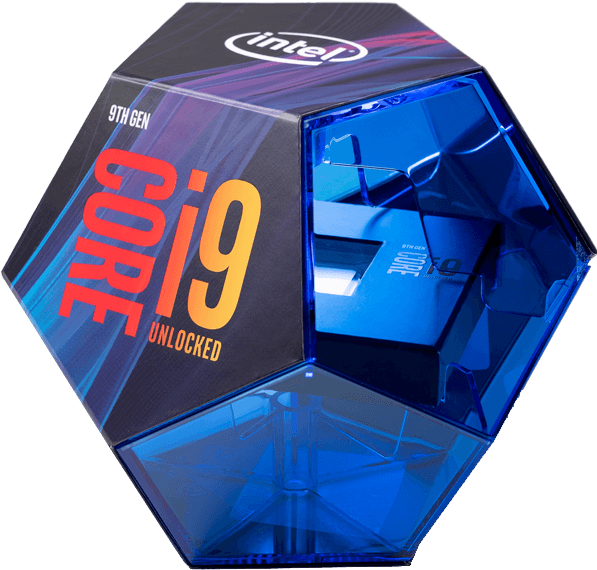 Intel Corei99th Gen Processor Packaging PNG image