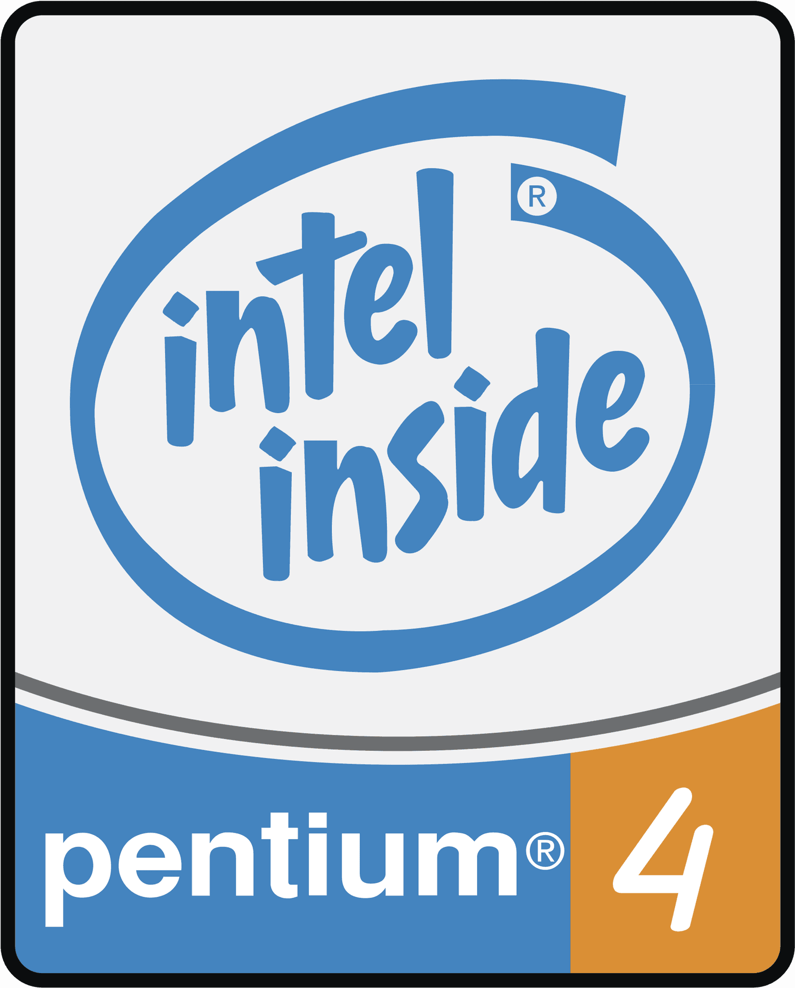Intel Pentium4 Processor Logo PNG image