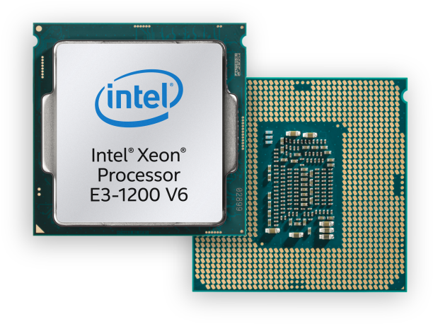 Intel Xeon E31200 V6 Processor PNG image