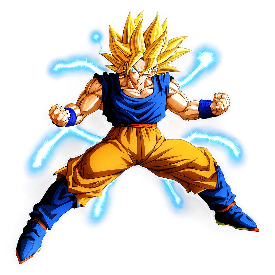 Intense Battle Ssj3 Goku Png Fer95 PNG image