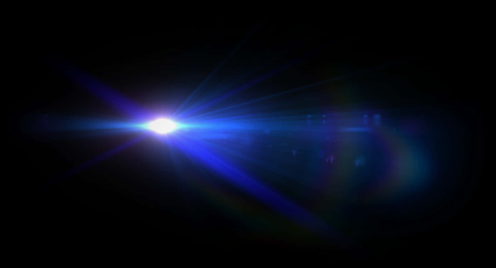 Intense_ Blue_ Lens_ Flare PNG image