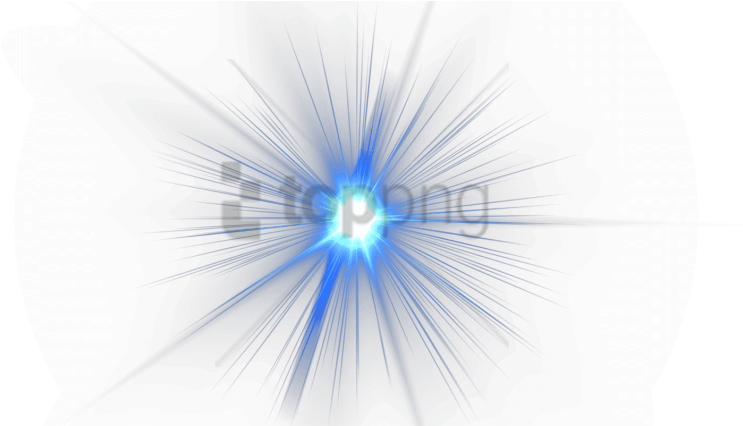 Intense Blue Light Burst PNG image