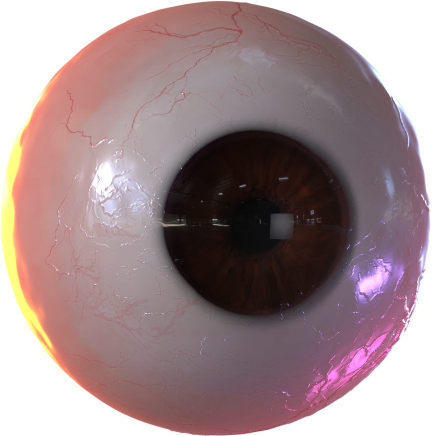 Intense Brown Human Eye PNG image