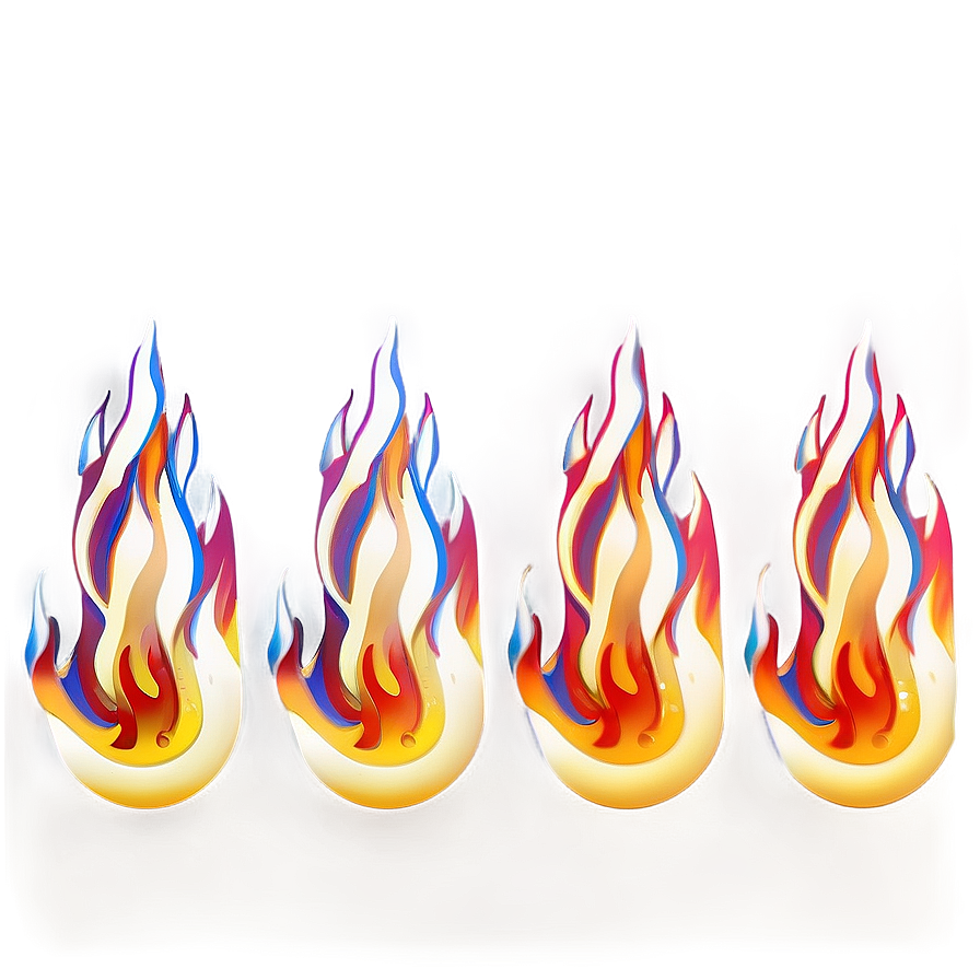 Intense Fire Emoji Visual Png 05042024 PNG image