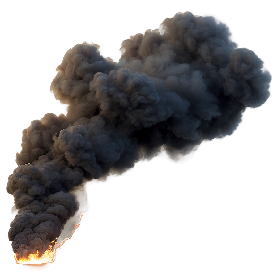 Intense Fire Smoke Png Ylc PNG image