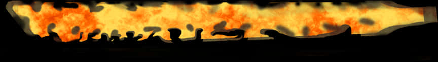 Intense_ Flame_ Banner PNG image