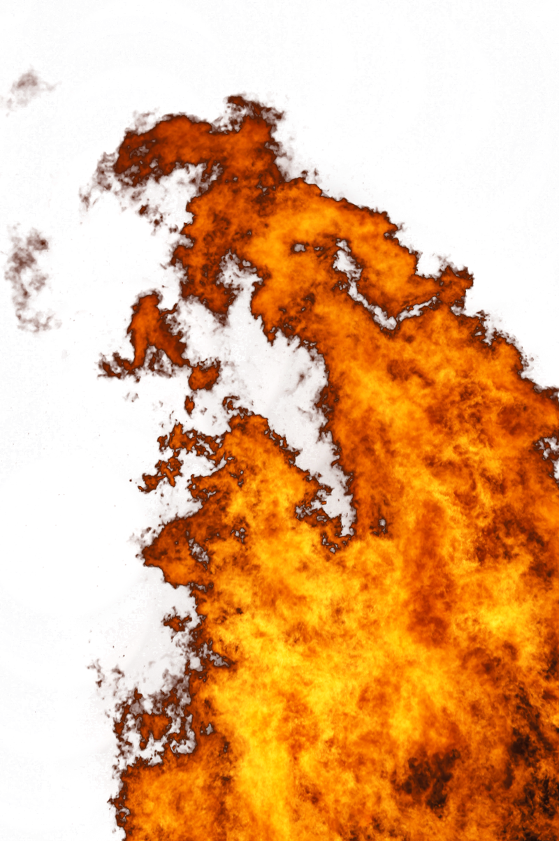 Intense Flame Texture PNG image