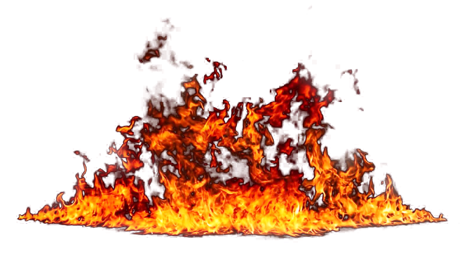 Intense Flameson Gray Background PNG image