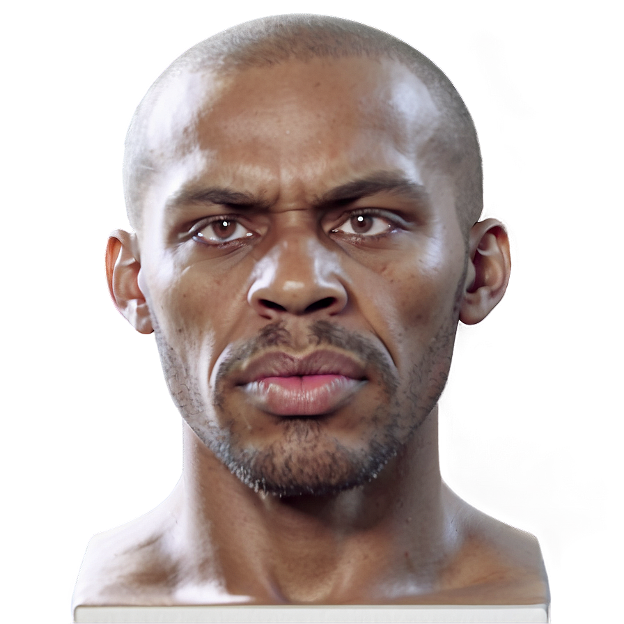 Intense_ Gaze_ Portrait PNG image