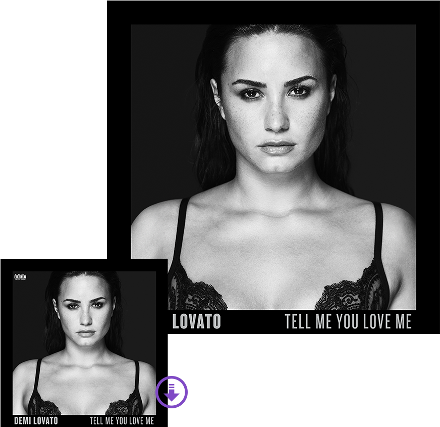 Intense Portrait Demi Lovato PNG image