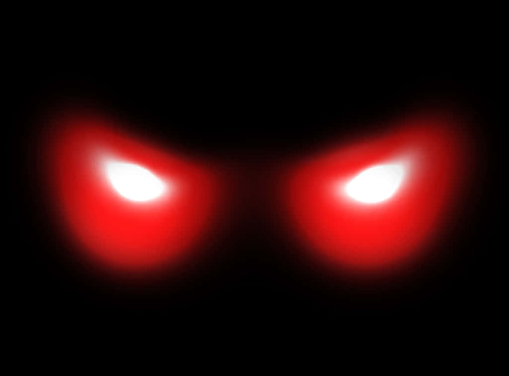 Intense Red Eyes Glowingin Darkness PNG image