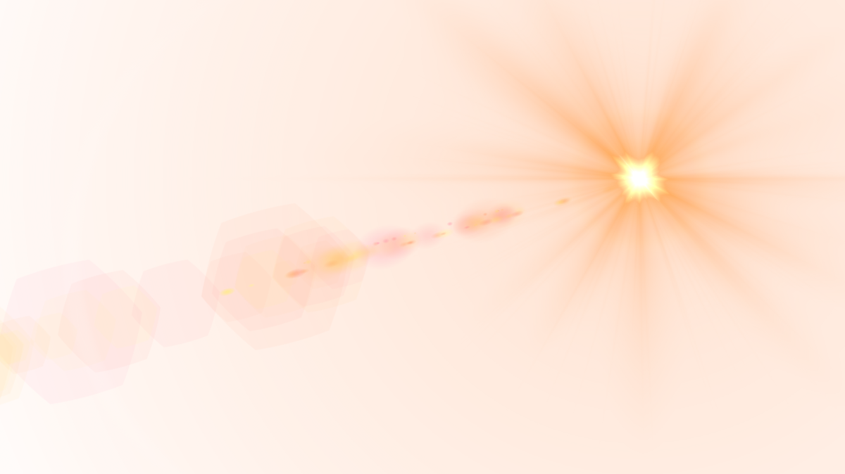 Intense Sun Flare Effect PNG image