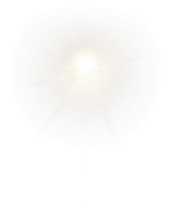 Intense White Lens Flare Graphic PNG image